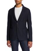 Men's Textured Two-button