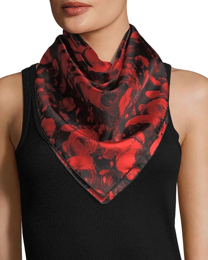 Roses Silk Twill
