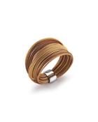 Tricolor Layered Cable Ring,