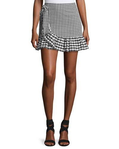 Gingham Mini Wrap