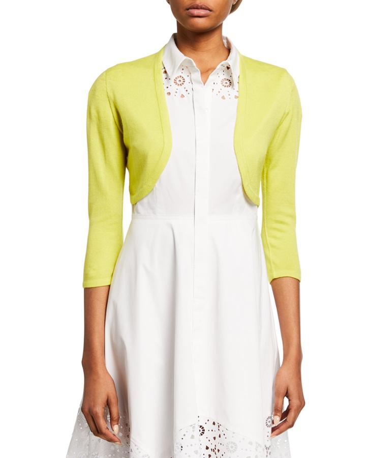Cropped Cashmere-silk Bolero