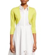 Cropped Cashmere-silk Bolero