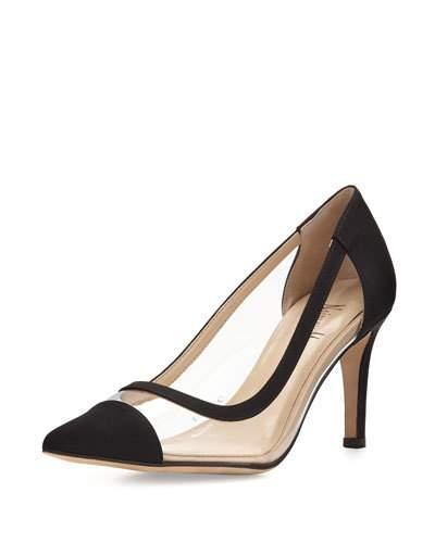 Besozzo Illusion Cap-toe Pump, Black