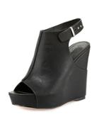 Ames Leather Wedge
