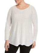 Bateau Sequin-collar Sheer Sweater,