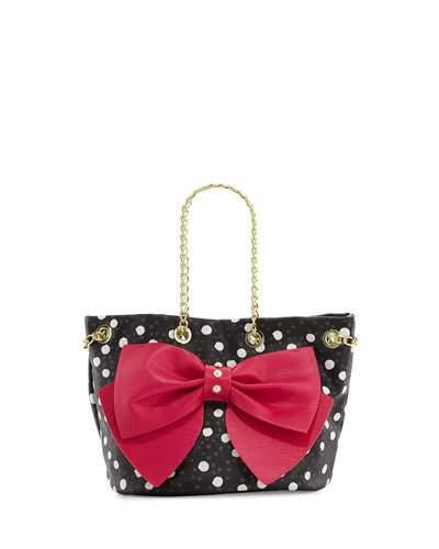 Still Hopelessly Romantic Bucket Bag, Fuchsia