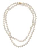 14k Freshwater Pearl Rope Necklace,