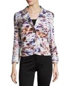 Double-button Printed Jacket, Fantasy