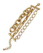 3-row Chain-link Bracelet