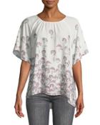 Floral-print Flutter