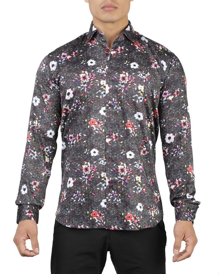 Men's Shaped-fit Fibonacci Breakthrough Print