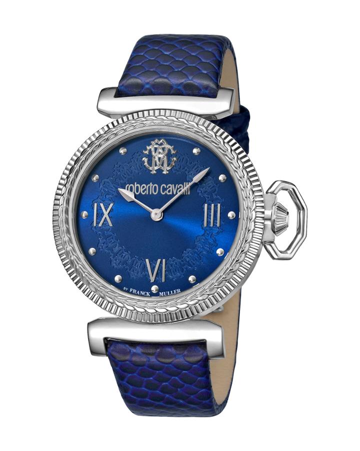 38mm Classic Leather Watch, Blue