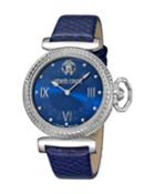 38mm Classic Leather Watch, Blue