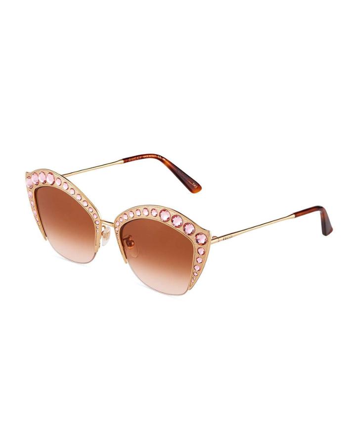 Square Jeweled Acetate Optical Glasses