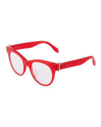 Cat-eye Plastic Eyeglasses