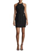 Sleeveless Dress W/waist Detail, Black