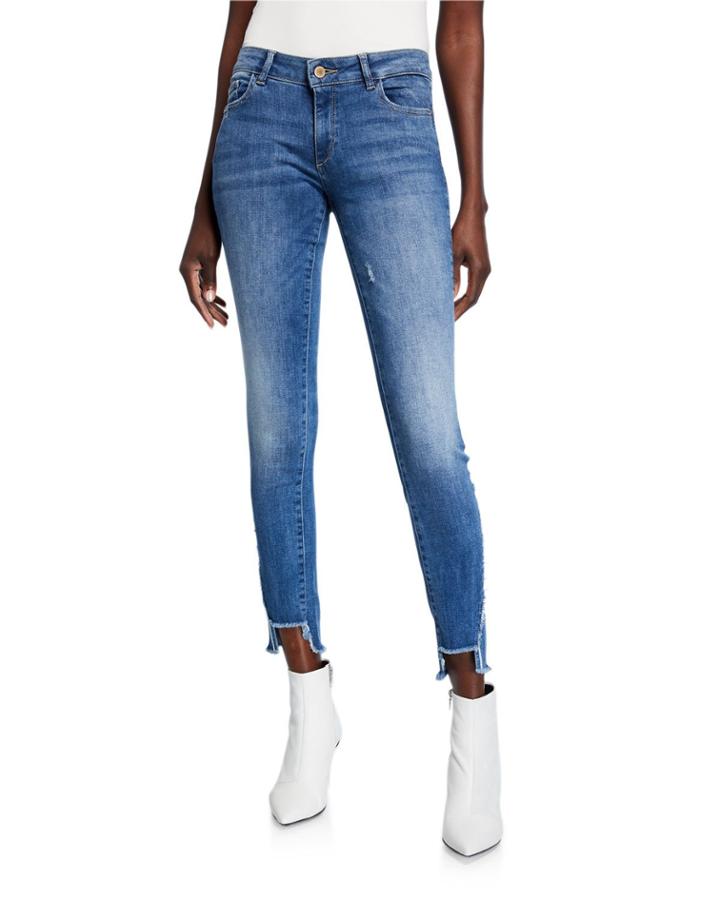 Emma Power Legging Step Raw Edge Jeans