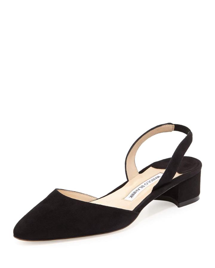 Aspro Suede Block-heel