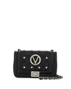 Beatriz Studs Quilted Sauvage Leather Shoulder Bag - Silvertone Hardware