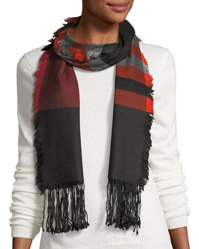 Wool Striped Fringe