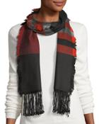 Wool Striped Fringe