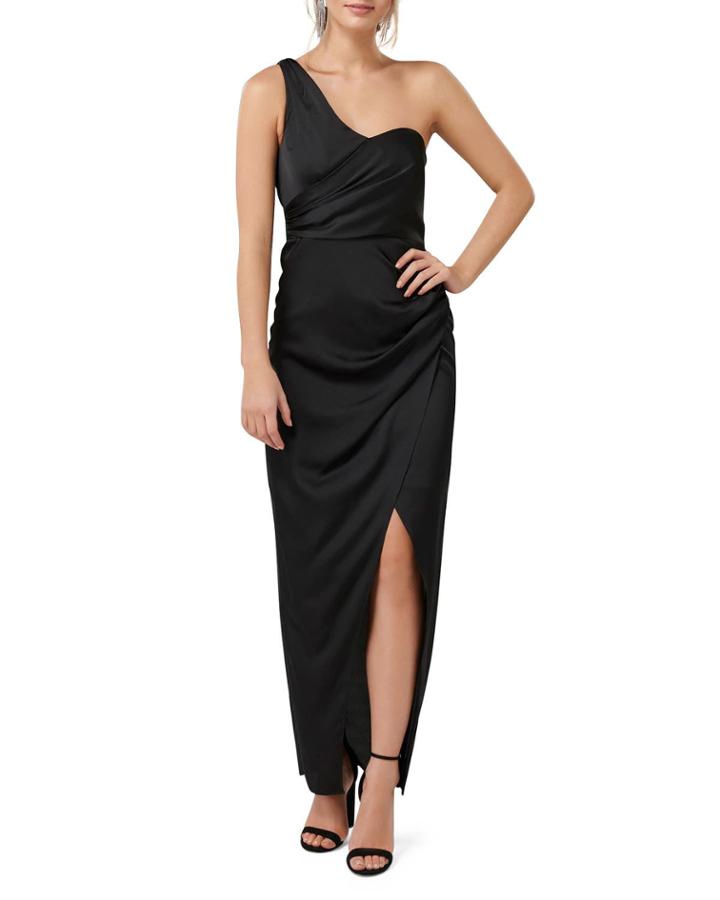 Asymmetric One-shoulder Draped