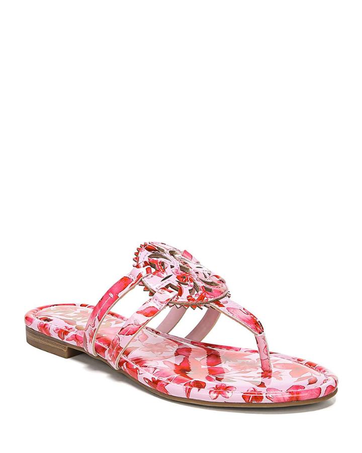 Canyon Floral-print Medallion Flat