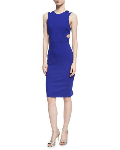 Whisper Lula Cutout Dress, Blue