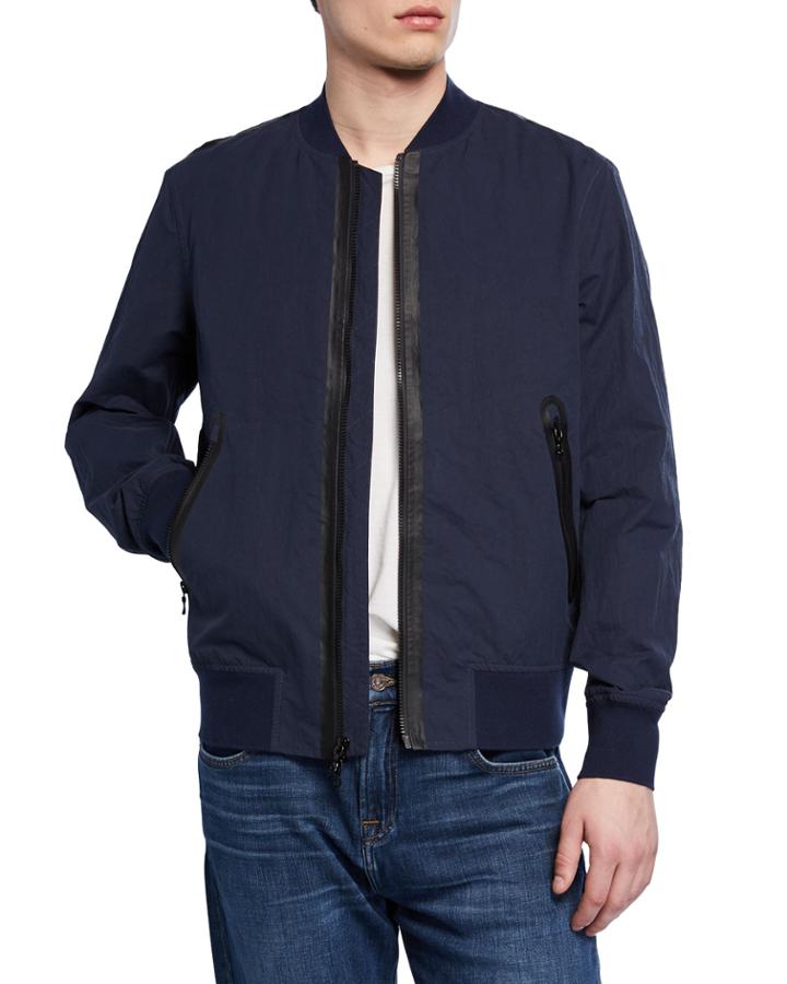 Men's Tech-nylon Bomber Jacket
