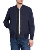 Men's Tech-nylon Bomber Jacket