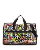 Large Printed Weekender Bag, Blooming