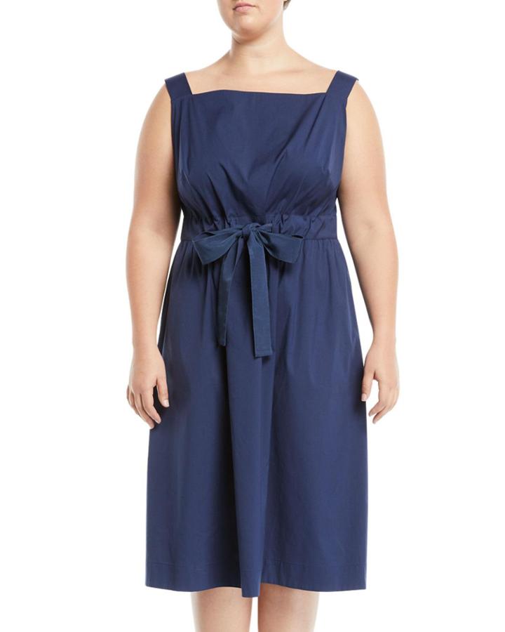 Lorelei Tie-waist Sleeveless Dress,