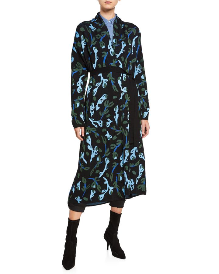 Kordo Jacquard Open-front