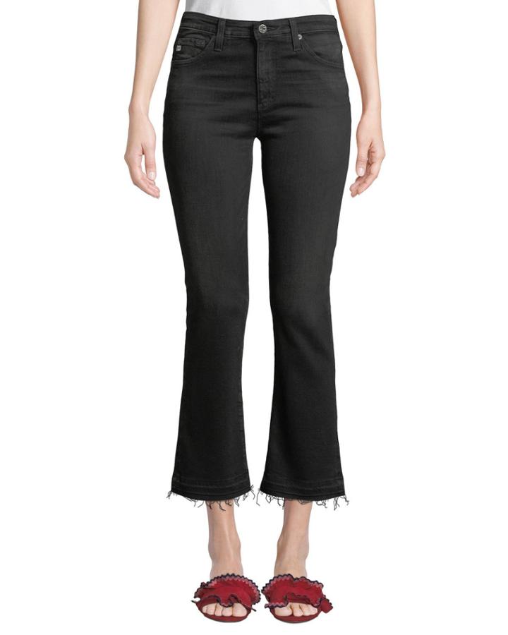 The Jodi High-rise Slim Flare Crop Jeans