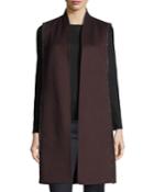 Luxury Chain-trim Double-face Cashmere Vest