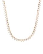 18k Yellow Gold Opera Diamond Necklace