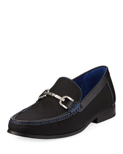 Niles Fabric Horsebit Driver, Black