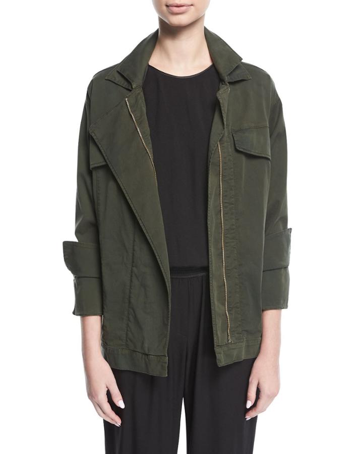 Oversized Twill Jacket