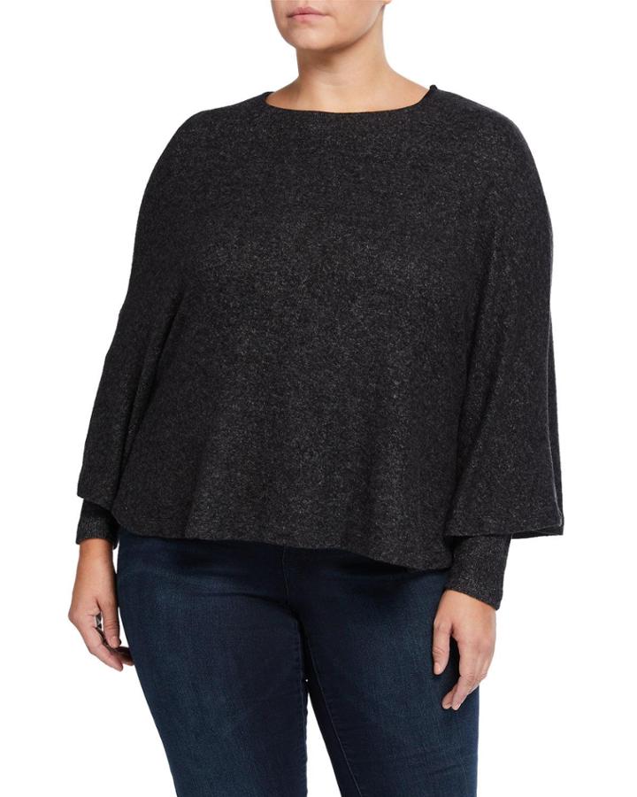 Plus Size Cozy Cape Tee