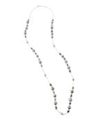 Long 14k White Gold Mixed-pearl Necklace