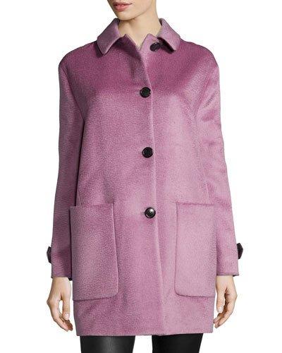 Single-breasted Llama Hair Coat
