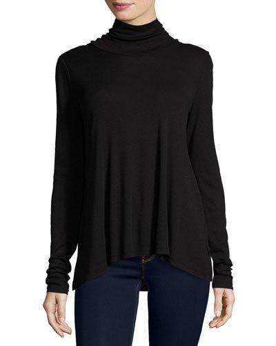 Jessica Long-sleeve Top, Black