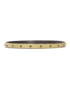 Old World Slim Black Diamond Bangle Bracelet