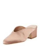 Rissy Satin Chunky-heel