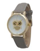 38mm Glittery Owl Watch W/