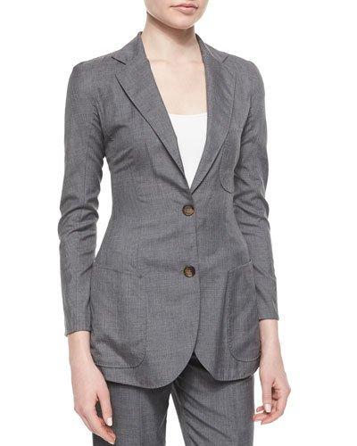 Patch-pocket Woven Jacket