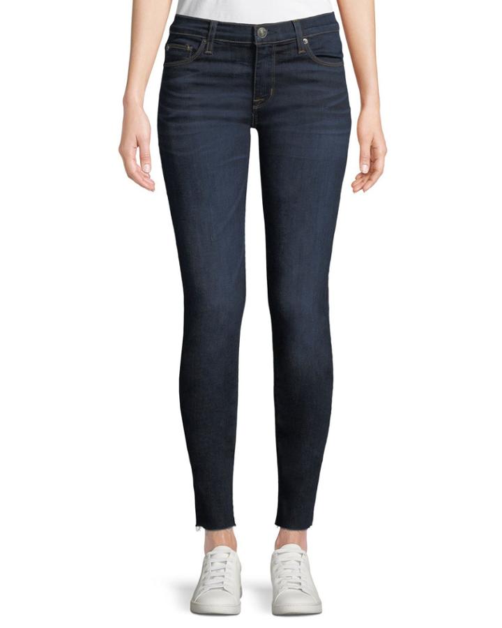 Natalie Dark-wash Ankle Jeans
