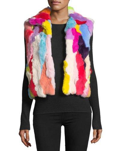 Patchwork Fur Vest