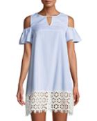 Striped Cold-shoulder