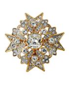 Rhinestone Crystal Cluster Pin